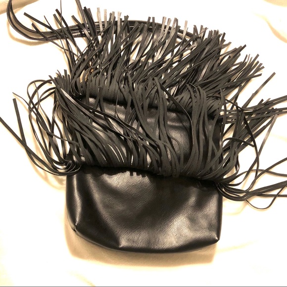 Fringe Faux Leather Crossbody Bag - Picture 8 of 13